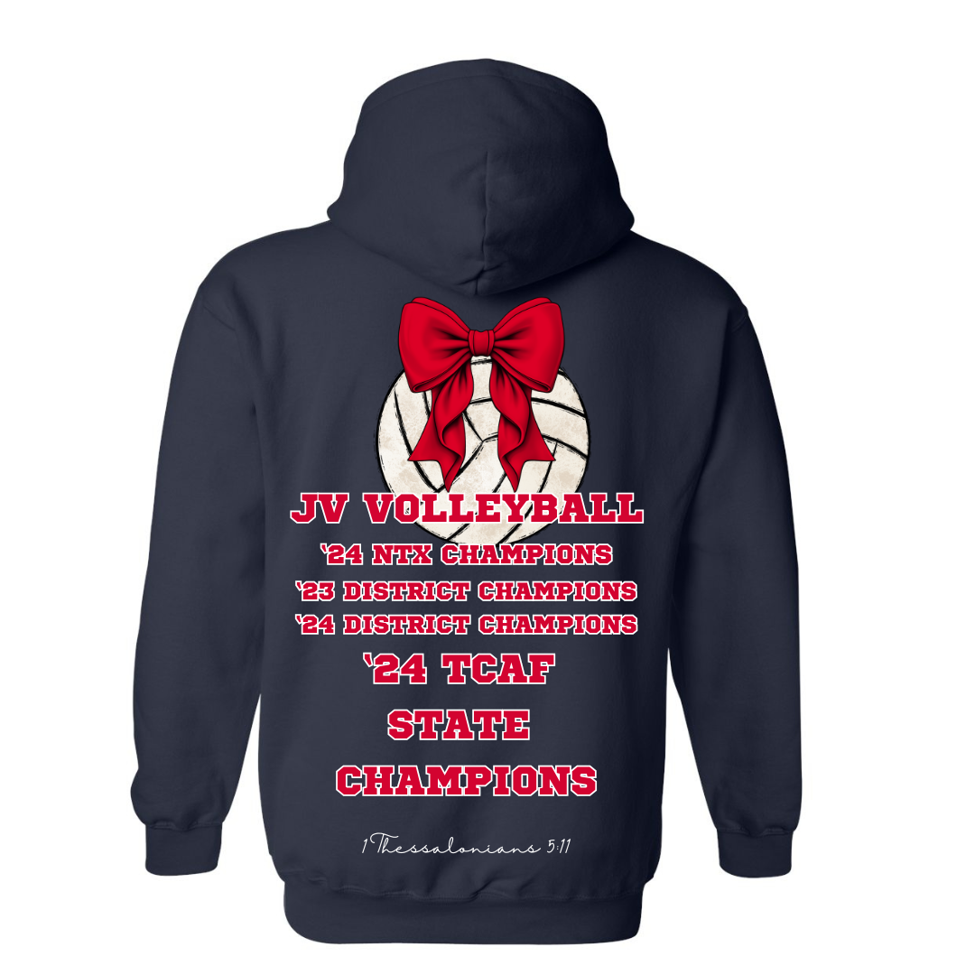 Lions Volleyball Ultimate Fan Celebration Hoodie (Bow Design)