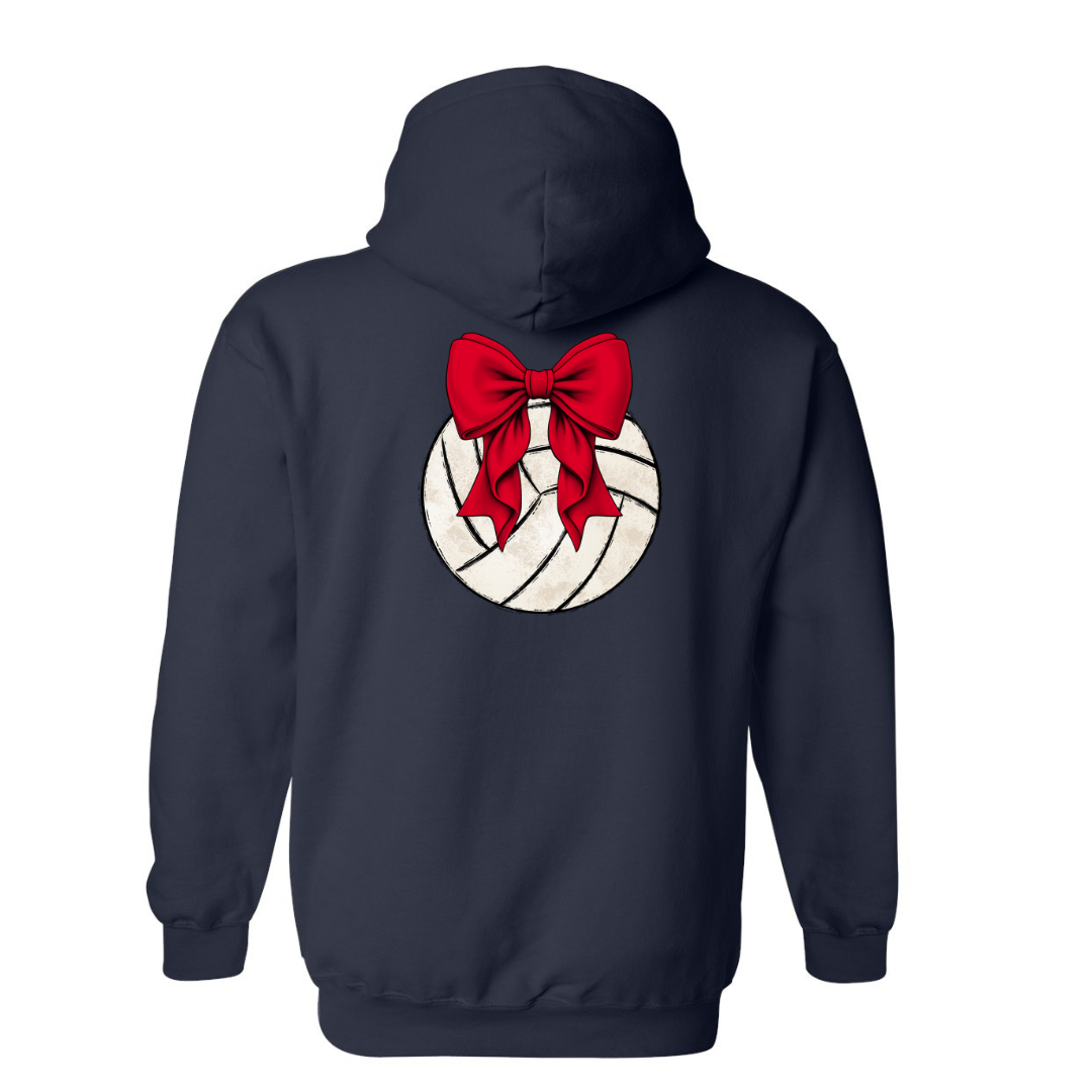 Lions Volleyball Fan Hoodie (Bow Design)