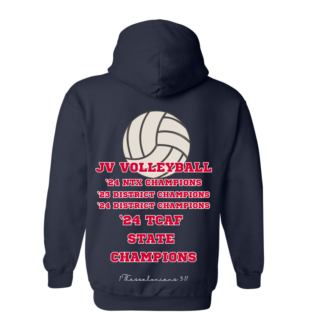 Lions Volleyball Ultimate Fan Celebration Hoodie (No Bow Design)