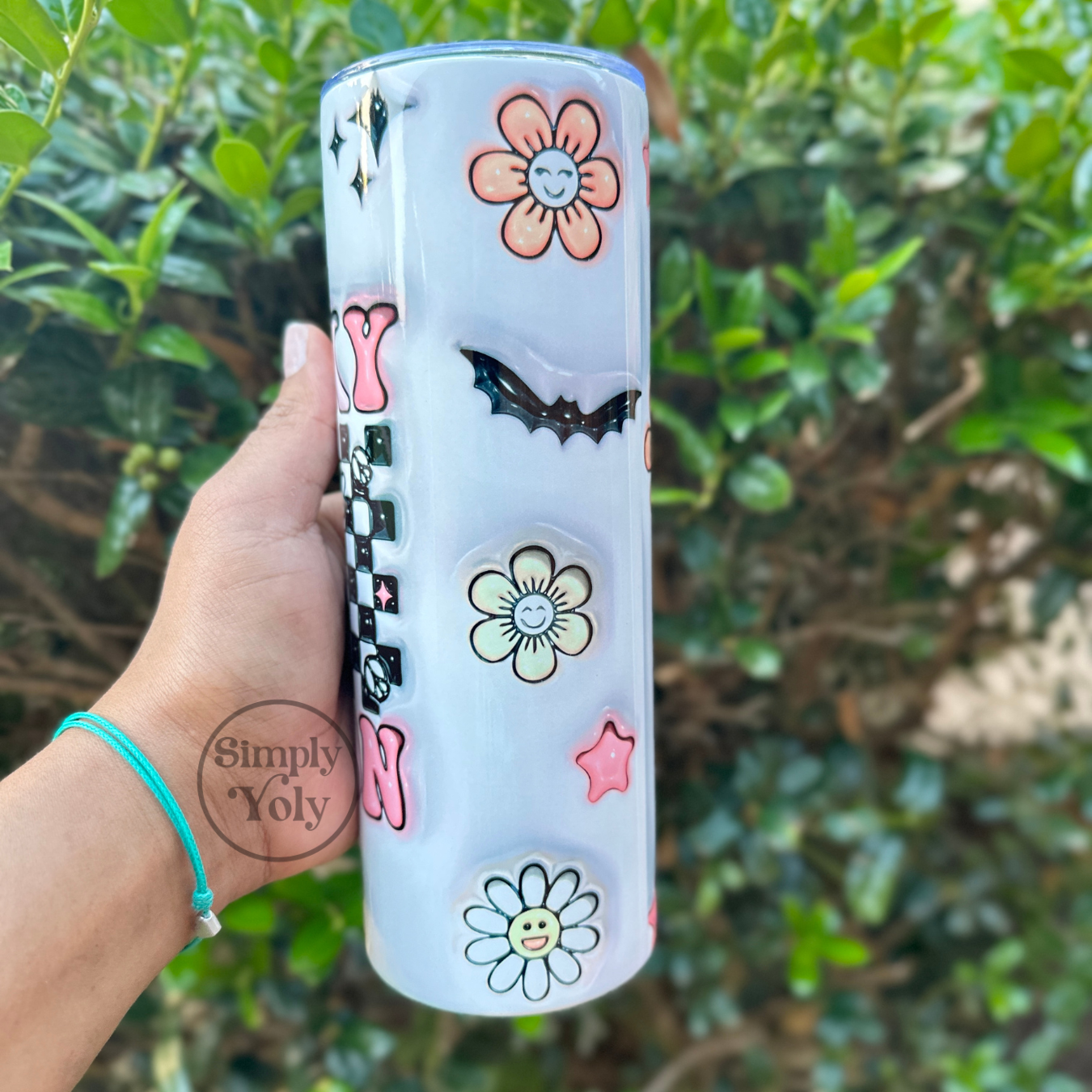 3D Puff Retro Spooky Season Tumbler