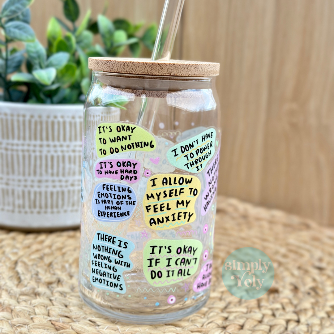 My Mental Breakdown Cup Glass Can