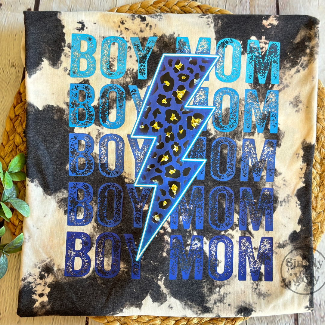 Boy Mom Bleached T-shirt