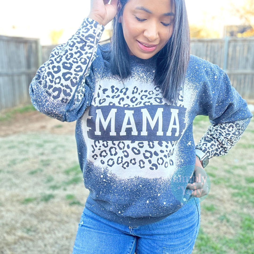 Mama Leopard Crewneck