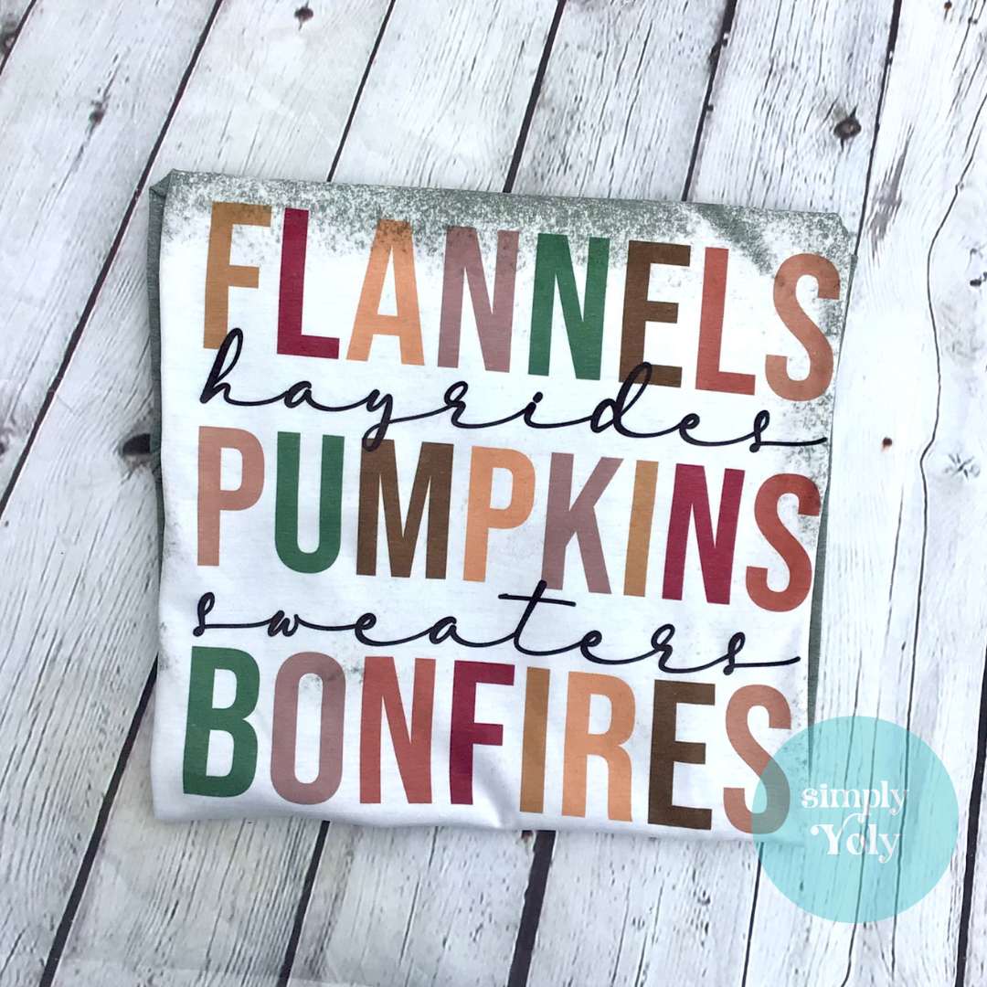 Fall Bleached T-shirt