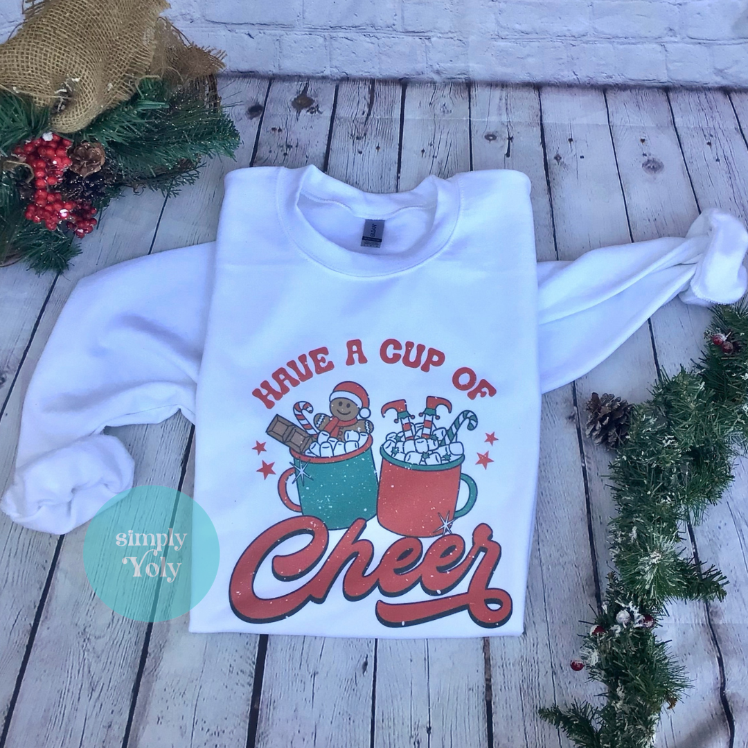 Cup Of Cheer Christmas Sweatshirt