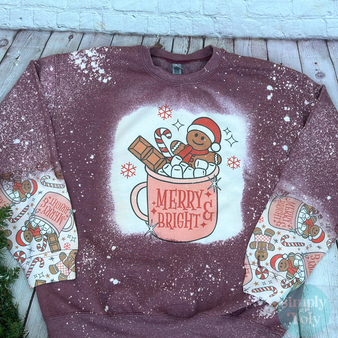 Merry And Bright Christmas Sweatshirt