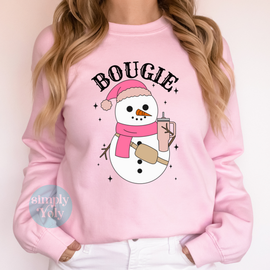 Bougie Snowman Christmas Sweatshirt