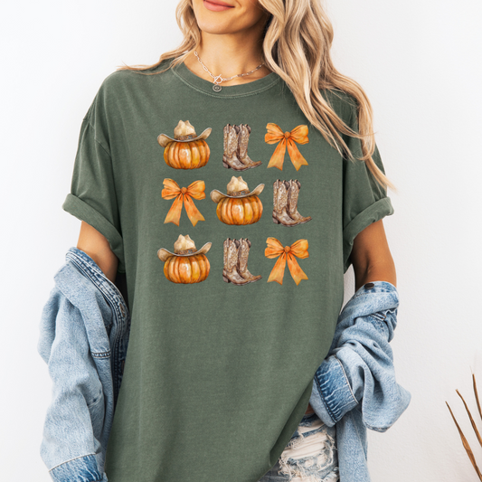 Western Coquette Fall Comfort Colors T-Shirt