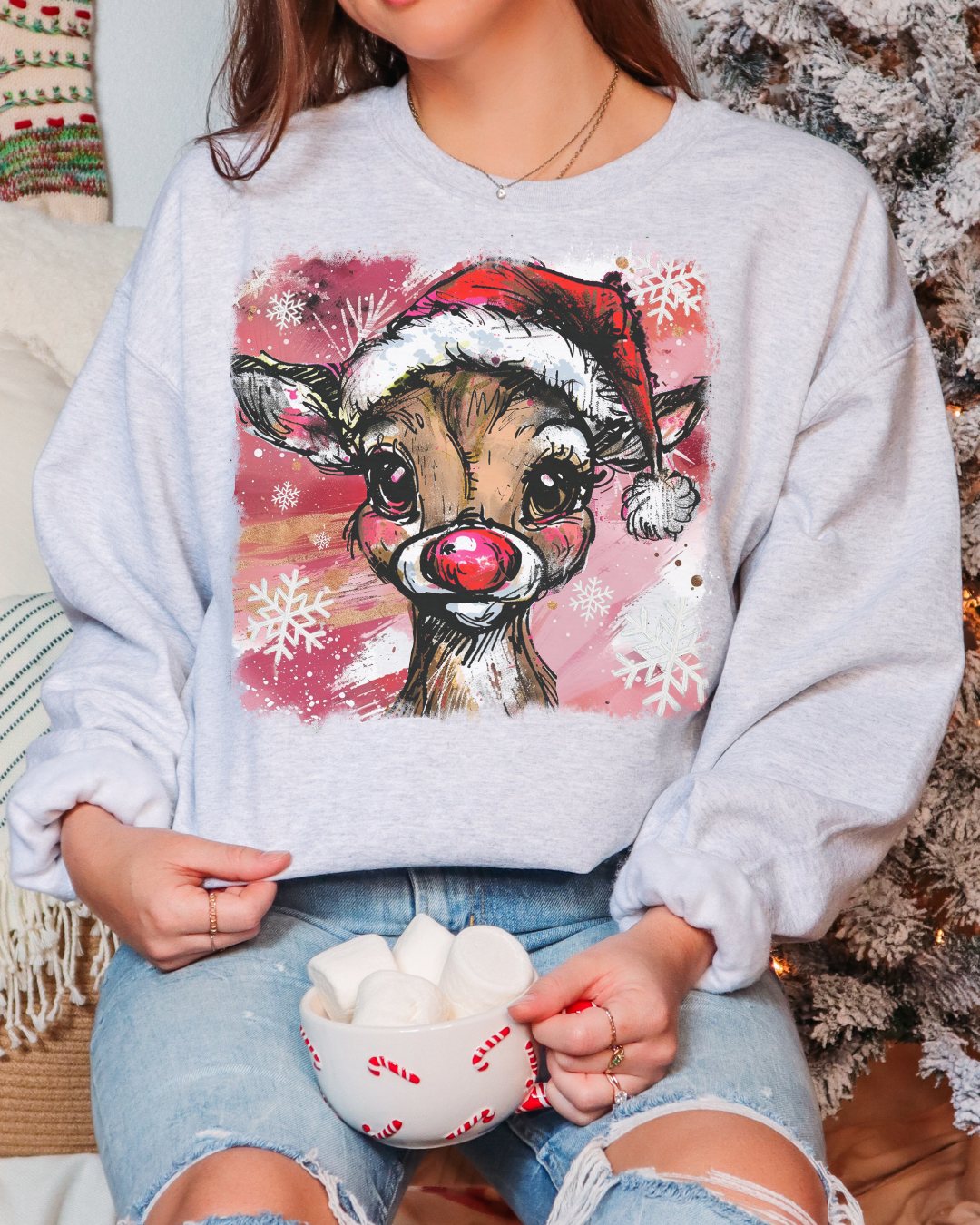 Christmas Reindeer Sweatshirt