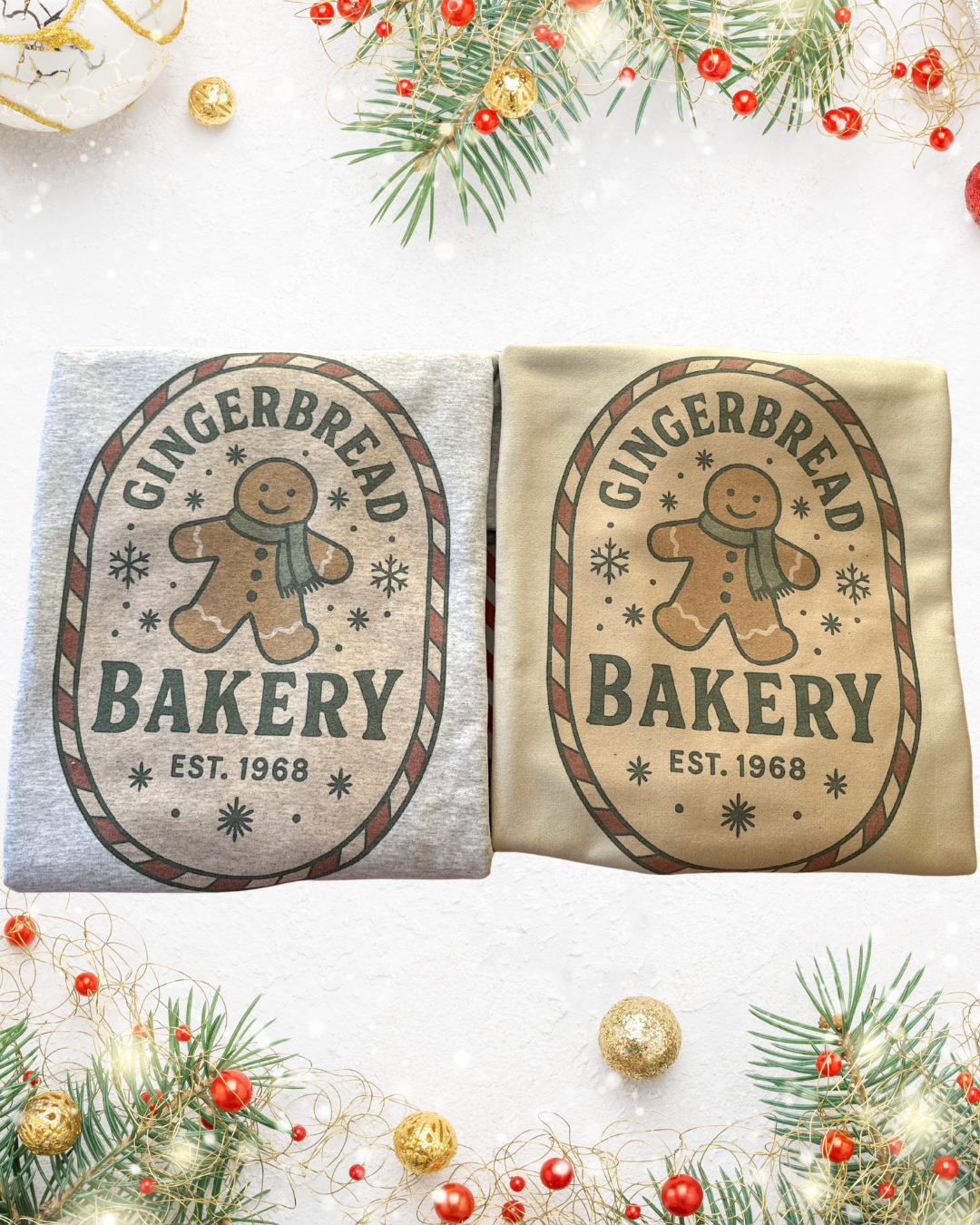 Gingerbread Bakery Christmas Sweatshirt