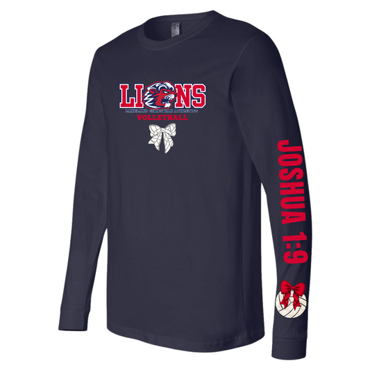 Lions Volleyball Fan Long Sleeve ( Bow Design)