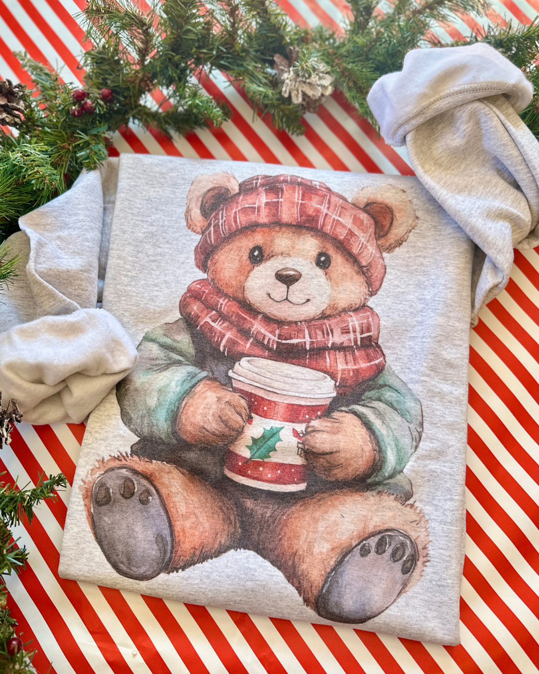 Christmas Teddy Bear Sweatshirt