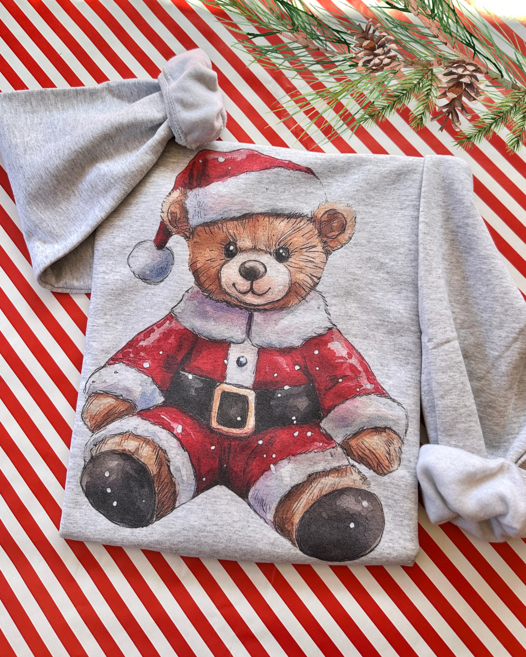 Christmas Teddy Bear Sweatshirt