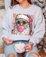 Preppy Santa Clause Christmas Sweatshirt