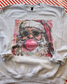 Preppy Santa Clause Christmas Sweatshirt