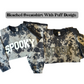 Bleached Spooky Sweatshirt, Puff Halloween Sweatshirt