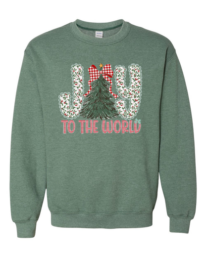 Joy To The World Christmas Sweatshirt