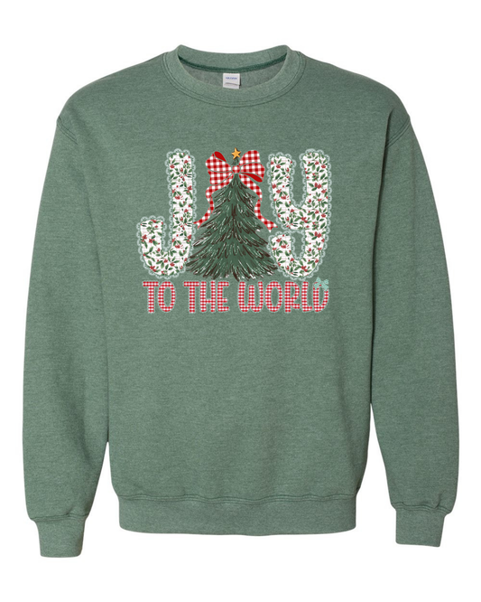 Joy To The World Christmas Sweatshirt