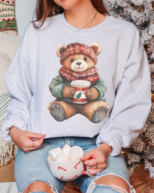 Christmas Teddy Bear Sweatshirt