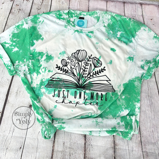Just One More Chapter Bleached T-shirt