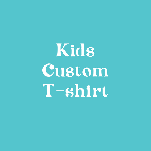 Kids Custom Solid T-shirt
