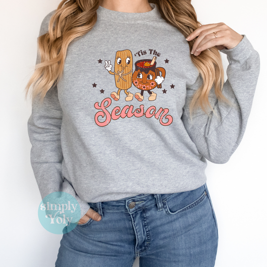 Tis The Season Tamales and Champurrado Sweatshirt