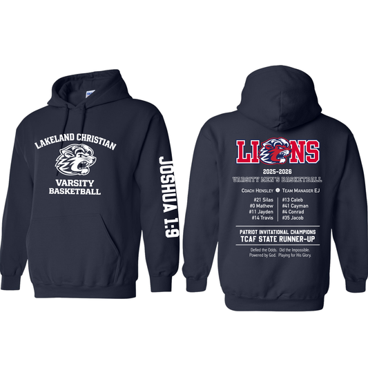 Lakeland Christian Varsity Basketball Celebration Hoodie