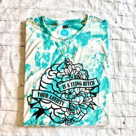 Anxiety Bleached T-shirt