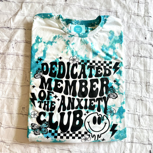 Anxiety Club Bleached T-shirt