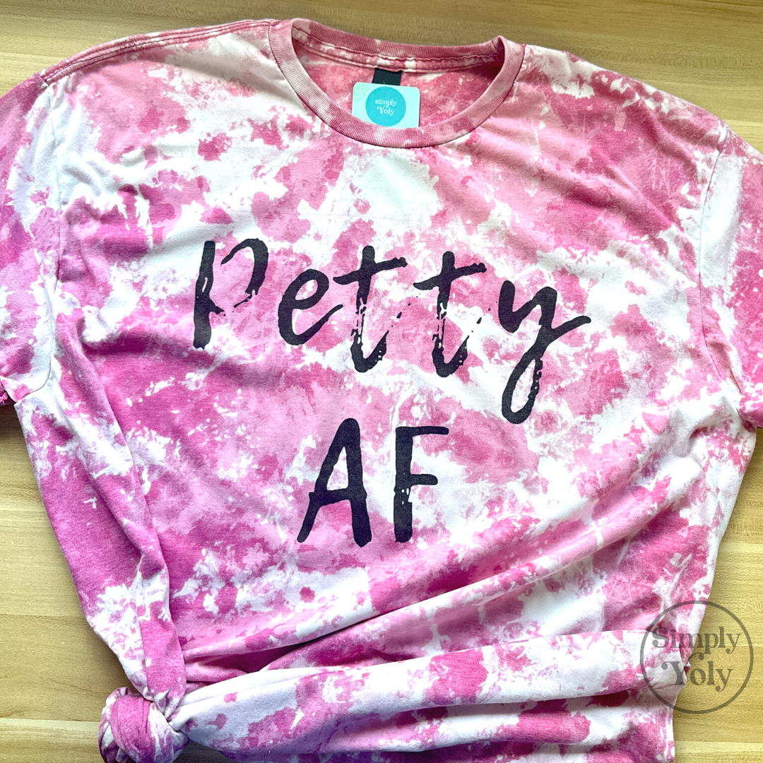 Petty AF Bleached T-shirt