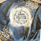 It's All a Mess Cheetah Print Bleached Crewneck