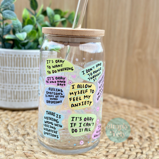 My Mental Breakdown Cup Glass Can