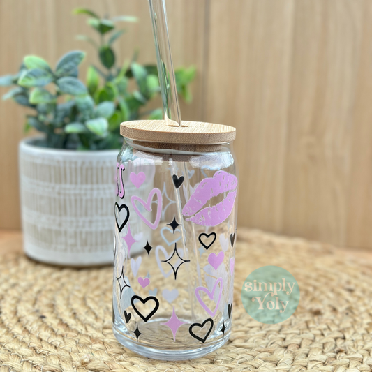 Girl Boss Glass Can