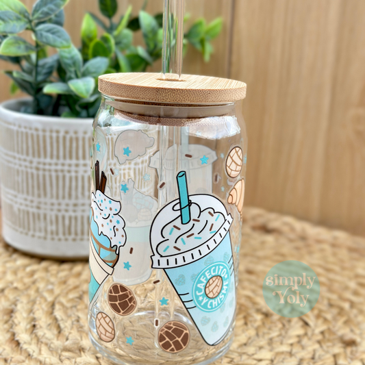 Cafecito y Chisme Glass Can