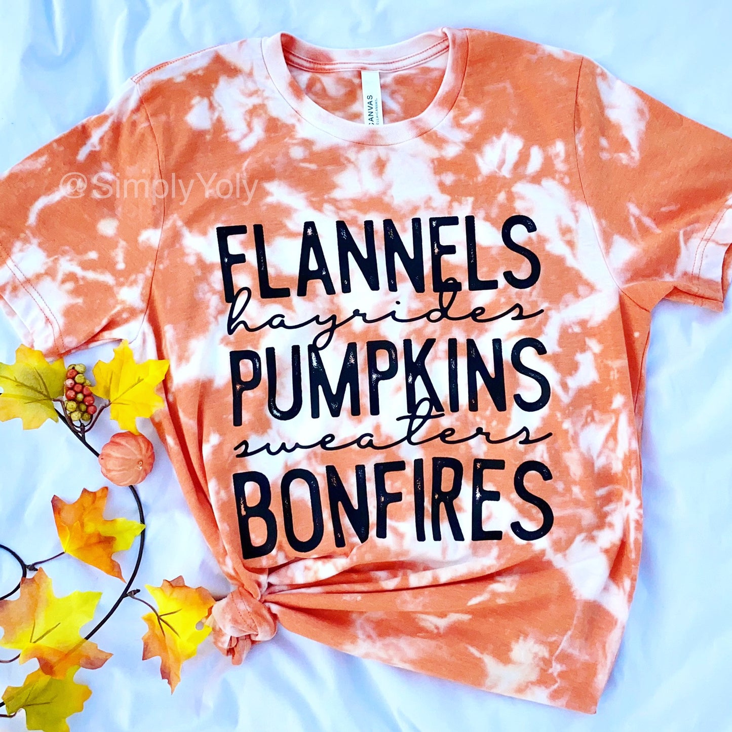 Fall Bleached T-Shirt
