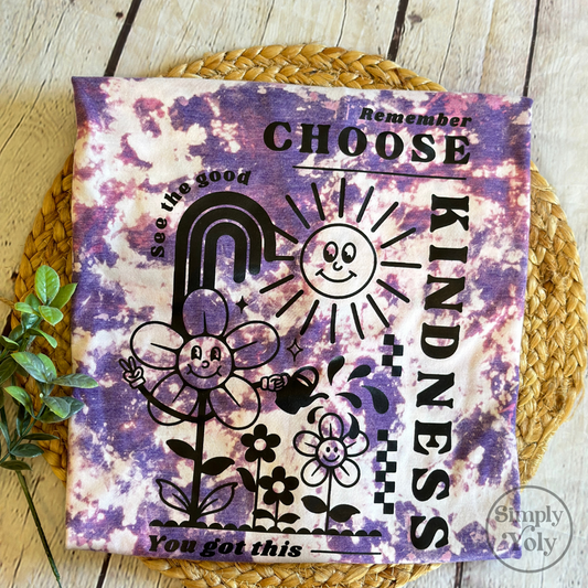Choose Kindness Bleached T-shirt