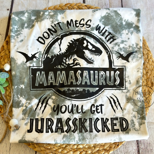 Mamasaurus Bleached T-shirt
