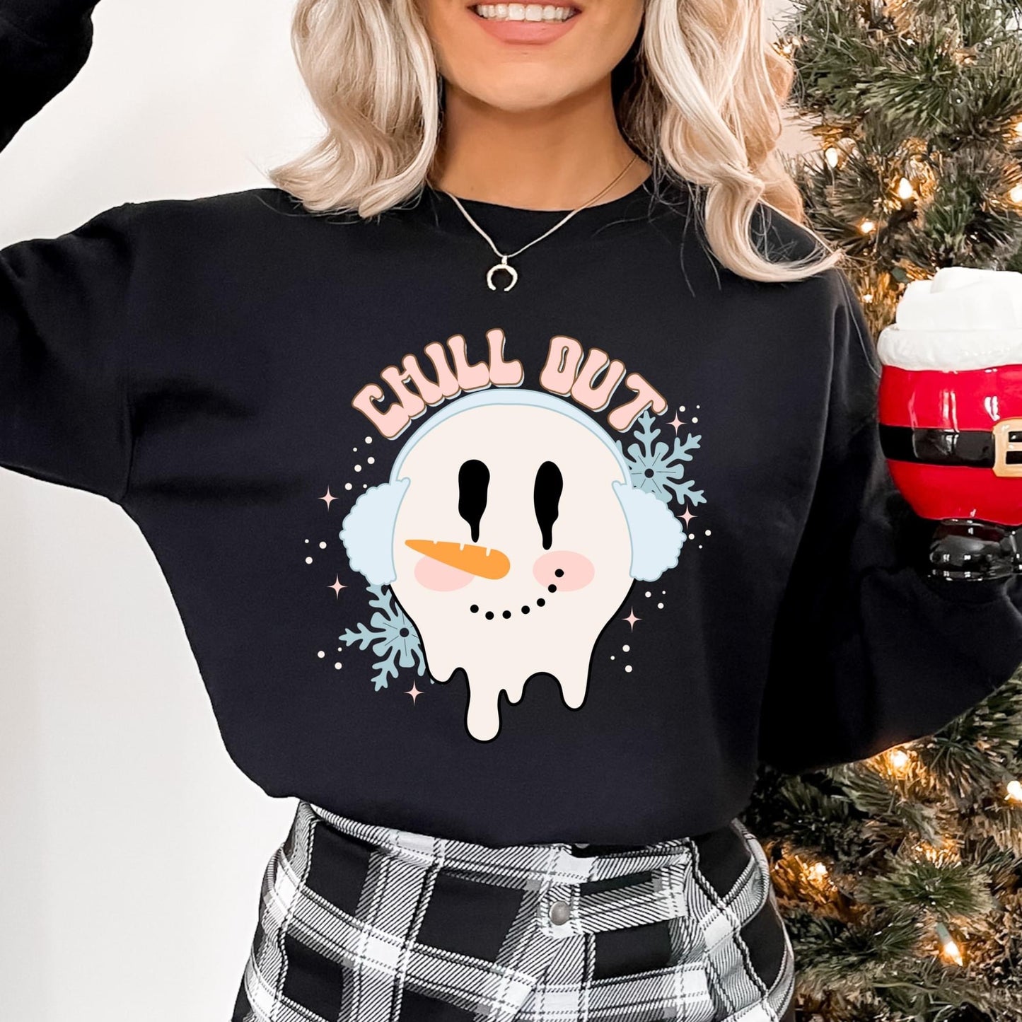 Copy of Snowman Christmas Sweatshirt