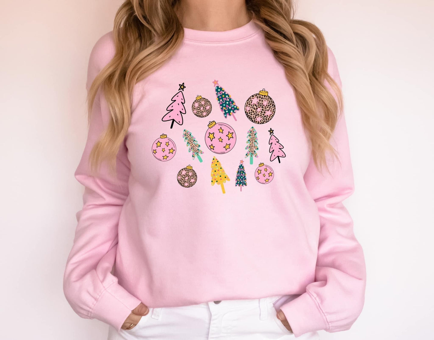 Pink Christmas Sweatshirt