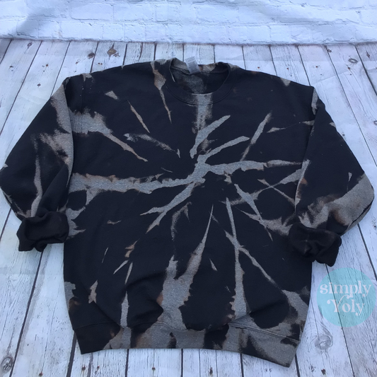 Bleached Black Sweatshirt