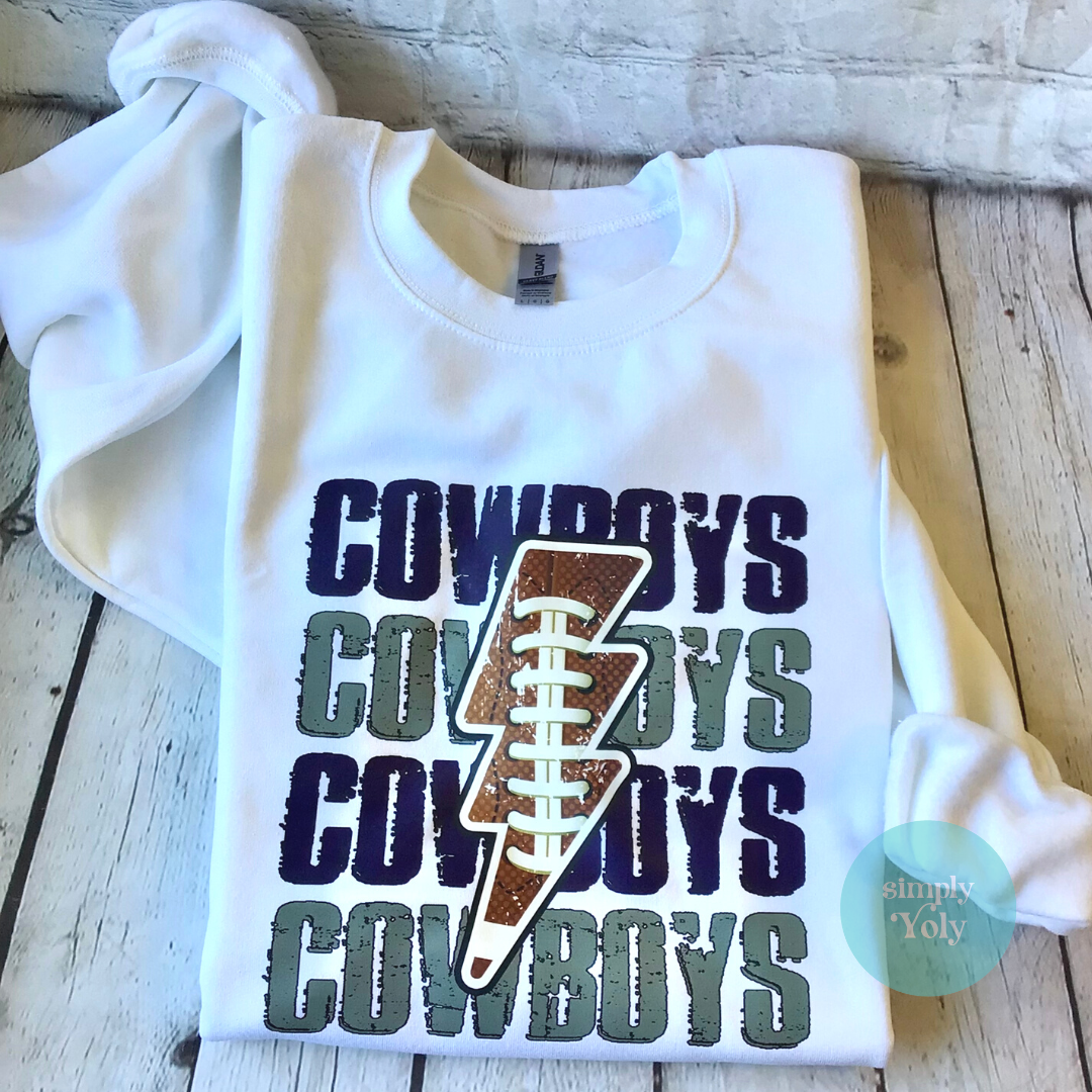 Preorder Cowboys Sweatshirt/ T-shirt
