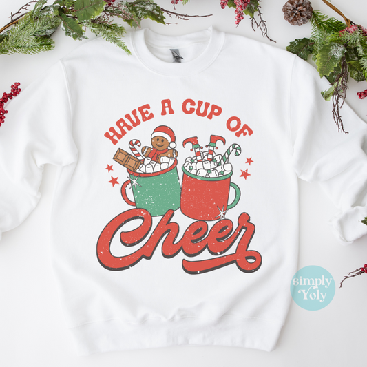 Cup Of Cheer Christmas Sweatshirt