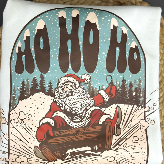 HO HO HO Vintage Santa