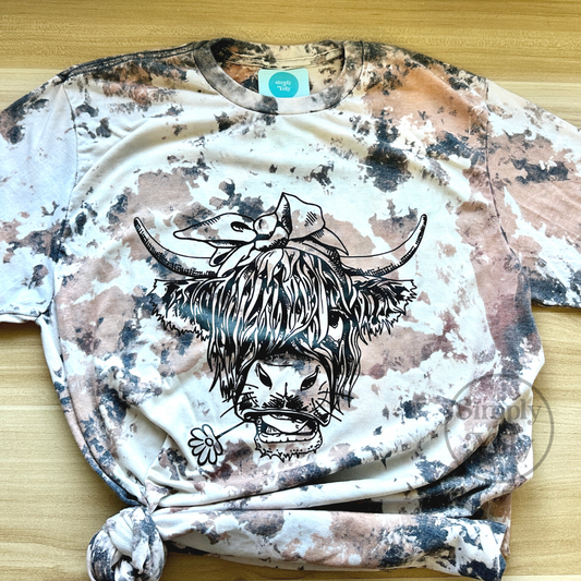 Cowhide Bleached T-shirt